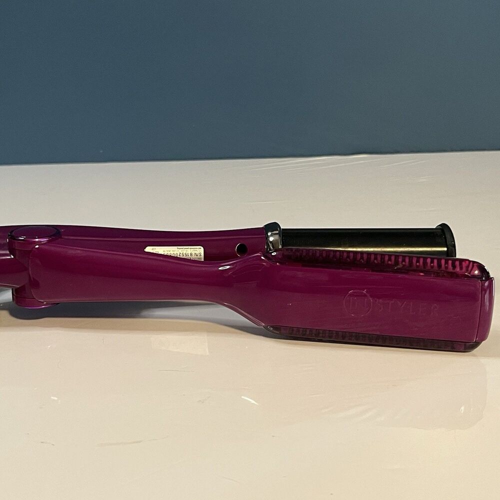 Instyler Rotating Hot Iron Hair Straightener 1.25" Purple IS2.1-1001 WORKS - Picture 7 of 8